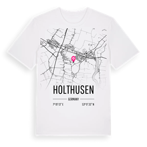 Holthusen karta t-shirt – ekologisk bomull t-shirt från Pinshirt