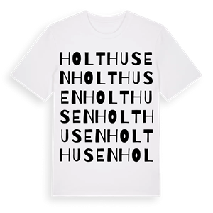 Holthusen ordlek t-shirt – ekologisk bomull t-shirt från Pinshirt