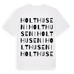 Holthusen I ordlek t-shirt – ekologisk bomull t-shirt från Pinshirt