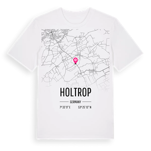 Holtrop karta t-shirt – ekologisk bomull t-shirt från Pinshirt