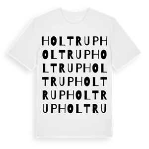 Holtrup ordlek t-shirt – ekologisk bomull t-shirt från Pinshirt