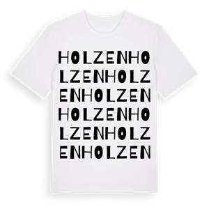 Holzen ordlek t-shirt – ekologisk bomull t-shirt från Pinshirt
