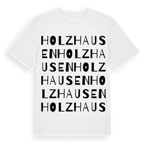 Holzhausen ordlek t-shirt – ekologisk bomull t-shirt från Pinshirt