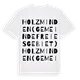 Holzminden (gemeindefreies Gebiet) ordlek t-shirt