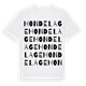Hondelage ordlek t-shirt