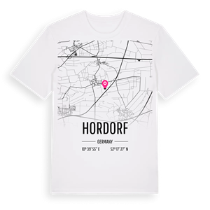 Hordorf karta t-shirt – ekologisk bomull t-shirt från Pinshirt