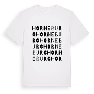 Horneburg ordlek t-shirt – ekologisk bomull t-shirt från Pinshirt
