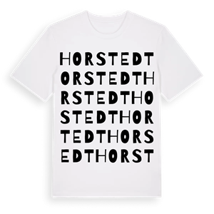 Horstedt ordlek t-shirt – ekologisk bomull t-shirt från Pinshirt