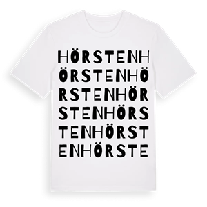 Hörsten ordlek t-shirt – ekologisk bomull t-shirt från Pinshirt