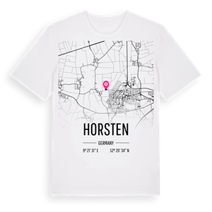 Horsten karta t-shirt – ekologisk bomull t-shirt från Pinshirt