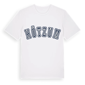 Hötzum college t-shirt – ekologisk bomull t-shirt från Pinshirt