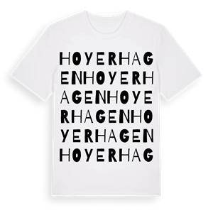 Hoyerhagen ordlek t-shirt – ekologisk bomull t-shirt från Pinshirt