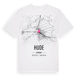 Hude karta t-shirt – ekologisk bomull t-shirt från Pinshirt