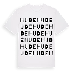 Hude ordlek t-shirt – ekologisk bomull t-shirt från Pinshirt