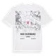 Hude (Oldenburg) karta t-shirt