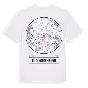 Hude (Oldenburg) t-shirt – ekologisk bomull t-shirt från Pinshirt