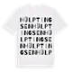 Hülptingsen ordlek t-shirt