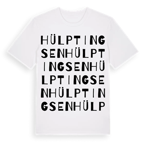 Hülptingsen ordlek t-shirt – ekologisk bomull t-shirt från Pinshirt