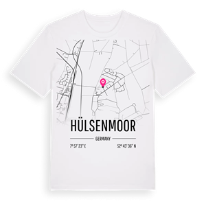 Hülsenmoor karta t-shirt – ekologisk bomull t-shirt från Pinshirt