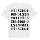 Hülsenmoor ordlek t-shirt