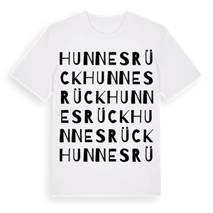 Hunnesrück ordlek t-shirt – ekologisk bomull t-shirt från Pinshirt