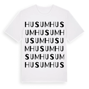 Husum ordlek t-shirt – ekologisk bomull t-shirt från Pinshirt