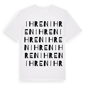 Ihren ordlek t-shirt – ekologisk bomull t-shirt från Pinshirt