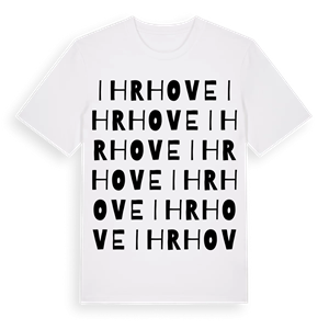 Ihrhove ordlek t-shirt – ekologisk bomull t-shirt från Pinshirt