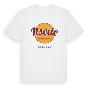 Ilsede cirkel t-shirt – ekologisk bomull t-shirt från Pinshirt