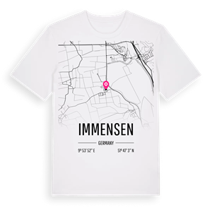 Immensen karta t-shirt – ekologisk bomull t-shirt från Pinshirt