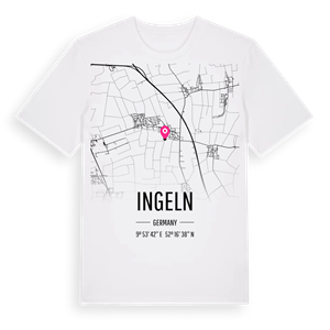 Ingeln karta t-shirt – ekologisk bomull t-shirt från Pinshirt