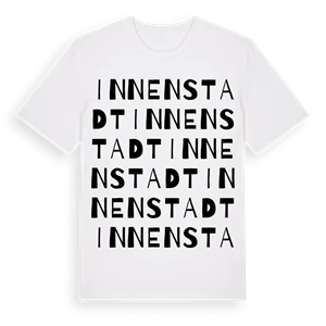 Innenstadt ordlek t-shirt – ekologisk bomull t-shirt från Pinshirt