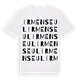 Irmenseul ordlek t-shirt