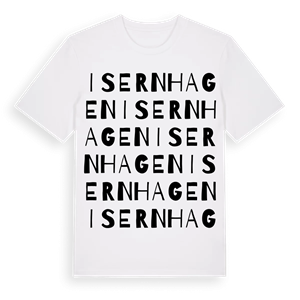 Isernhagen ordlek t-shirt – ekologisk bomull t-shirt från Pinshirt