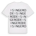 Isingerode ordlek t-shirt