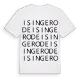 Isingerode ordlek t-shirt
