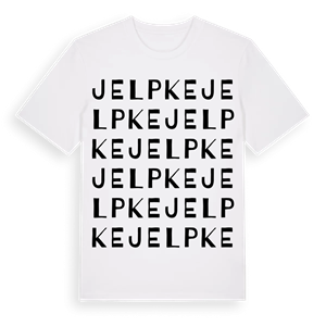 Jelpke ordlek t-shirt – ekologisk bomull t-shirt från Pinshirt