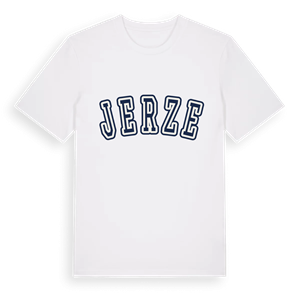 Jerze college t-shirt – ekologisk bomull t-shirt från Pinshirt