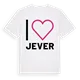 Jag älskar Jever t-shirt stort tryck