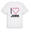 Jag älskar Jork t-shirt stort tryck