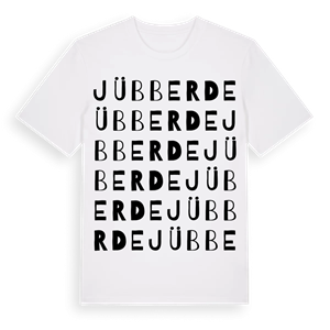 Jübberde ordlek t-shirt – ekologisk bomull t-shirt från Pinshirt
