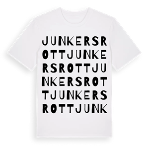 Junkersrott ordlek t-shirt – ekologisk bomull t-shirt från Pinshirt