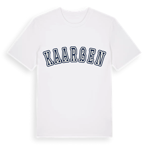 Kaarßen college t-shirt – ekologisk bomull t-shirt från Pinshirt