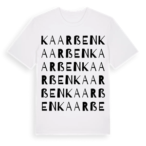 Kaarßen ordlek t-shirt – ekologisk bomull t-shirt från Pinshirt