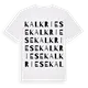Kalkriese ordlek t-shirt
