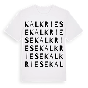 Kalkriese ordlek t-shirt – ekologisk bomull t-shirt från Pinshirt