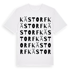 Kästorf ordlek t-shirt – ekologisk bomull t-shirt från Pinshirt