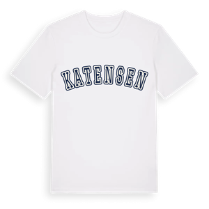 Katensen college t-shirt – ekologisk bomull t-shirt från Pinshirt