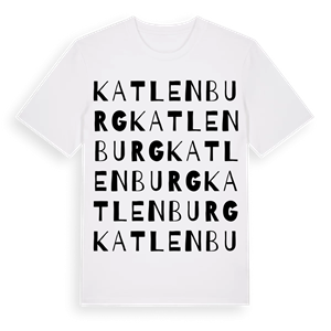 Katlenburg ordlek t-shirt – ekologisk bomull t-shirt från Pinshirt