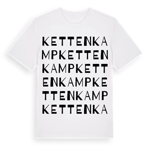 Kettenkamp ordlek t-shirt – ekologisk bomull t-shirt från Pinshirt